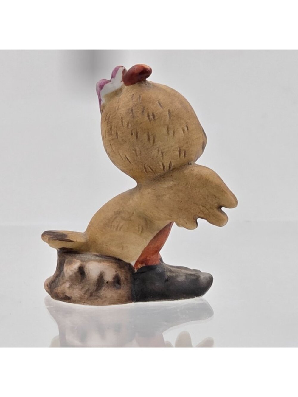 Josef Originals Twilly Bird Figurine TMR-8K Brown Orange 1970s Retro - Picture 4 of 7